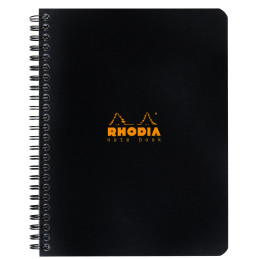 Rhodia Classic Wirebound Notebook - Medium - Black - Squared